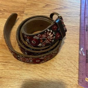 Lucky Brand embroider belt size large